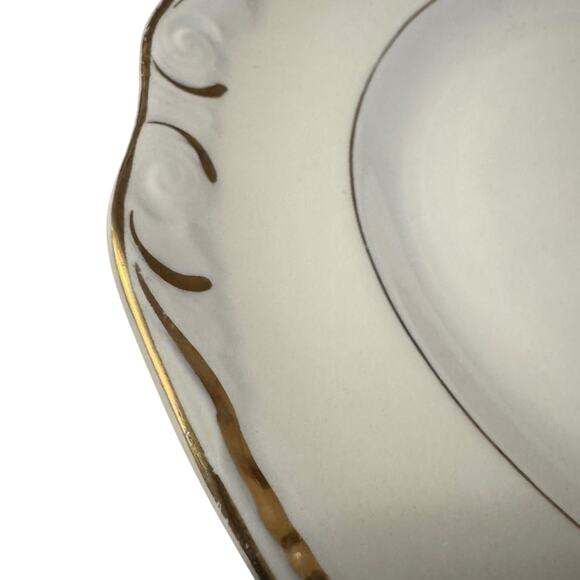 Vintage Homer Laughlin Eggshell Georgian Gold Trimmed Serving Platter G41N5 - Picture 2 of 5